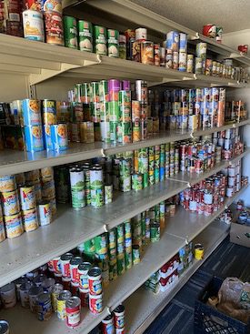 Pantry shelves